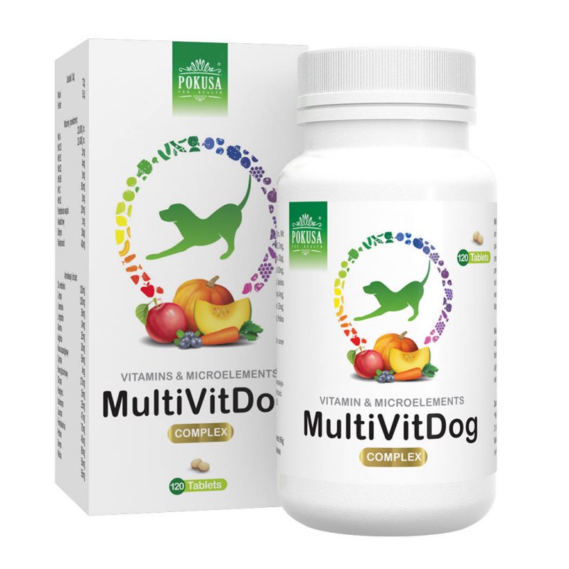 POKUSA GREEN LINE MULTI VIT DOGS 120TABL.