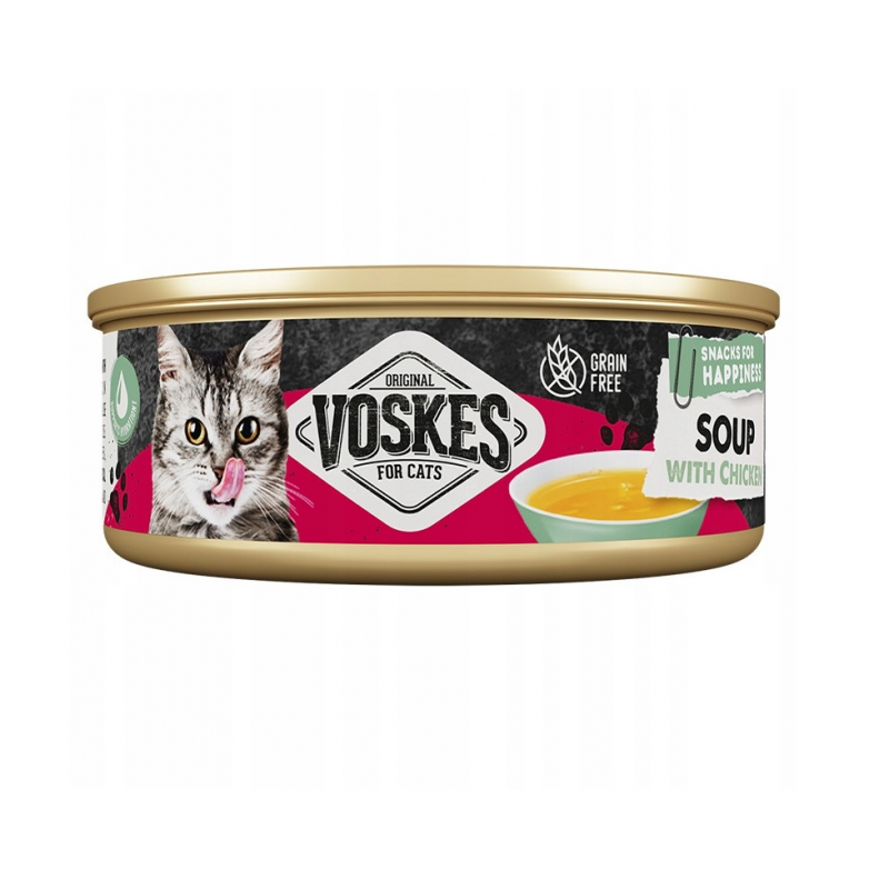 Voskes Cat Soup With Chicken - zupka z kurczaka dla kotów 50g