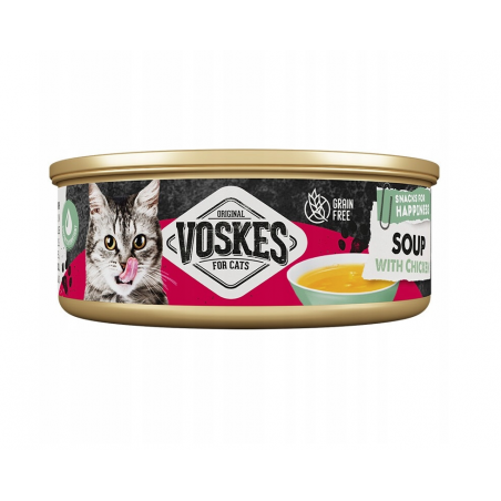 Voskes Cat Soup With Chicken - zupka z kurczaka dla kotów 50g