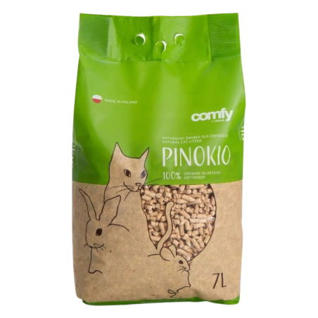 COMFY Żwirek dla kota królika drewniany PINOKIO 7L BIO