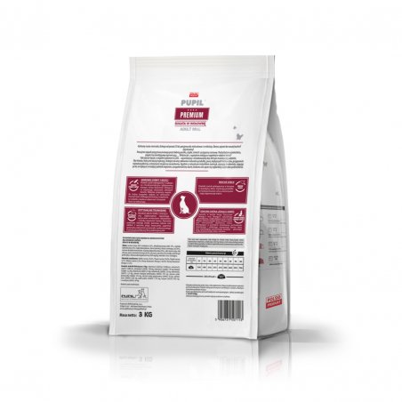 PUPIL PREMIUM Adult Medium & Large Wołowina 3 kg-10069