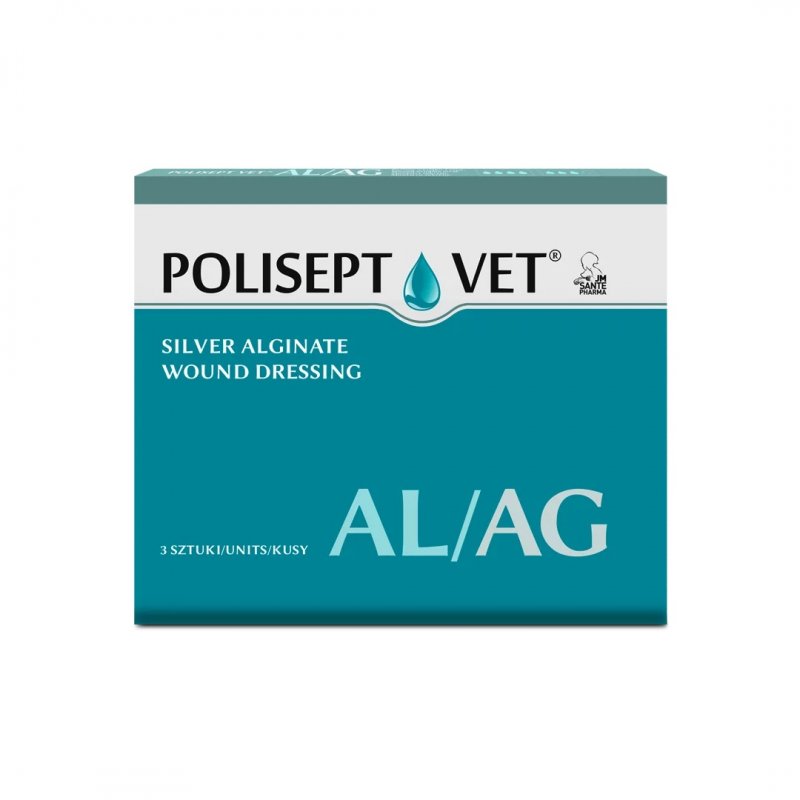POLISEPT VET® AL/AG – opatrunek na rany dla psów i kotów 3 szt.