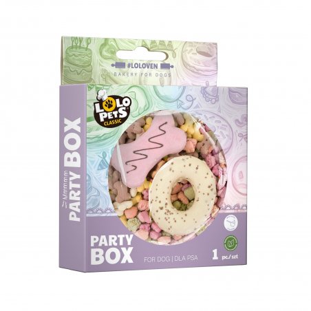 Party box PRZYSMAKI dla małych i średnich psów