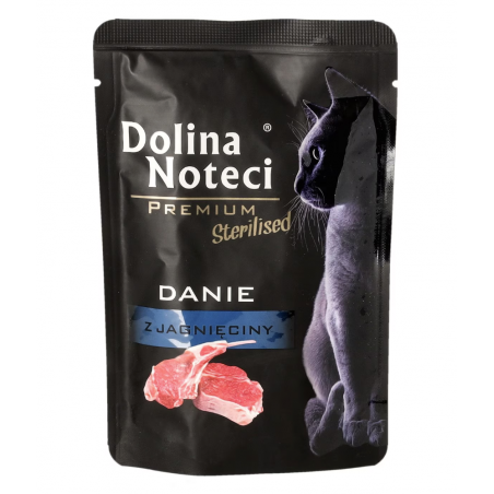 Mokra karma dla kota Dolina Noteci Premium Sterilised danie z jagnięciny 85 g