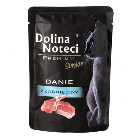 Mokra karma dla kota Dolina Noteci Premium Senior danie z jagnięciny 85 g