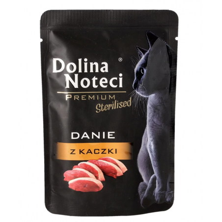 Mokra karma dla kota Dolina Noteci Premium Sterilised danie z kaczki 85 g