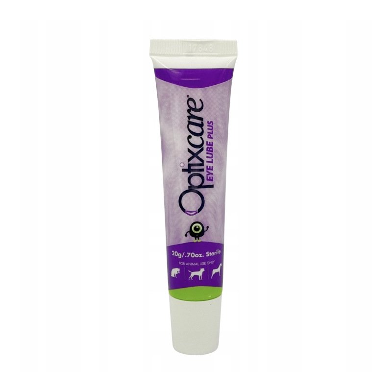 Optixcare Eye Lube Plus 20g - żel do oczu dla zwierząt, psy, koty, konie.