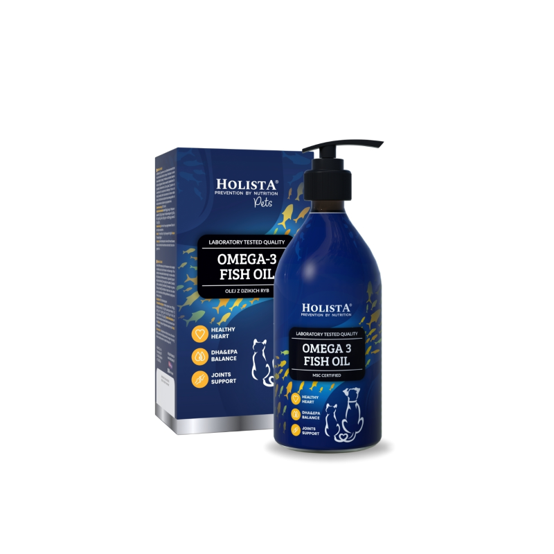 Holista Olej Omega3 dla psa i kota 500 ml