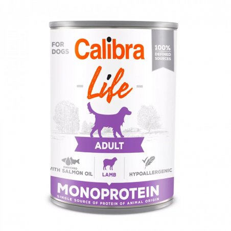 CALIBRA DOG LIFE ADULT MONOPROTEIN LAMB 400 G