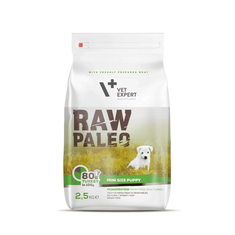 Raw Paleo Puppy Mini 2,5 kg TURKEY