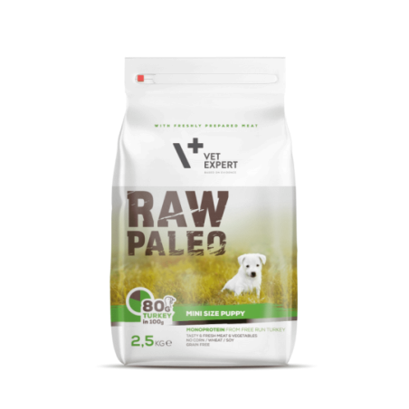 Raw Paleo Puppy Mini 2,5 kg TURKEY