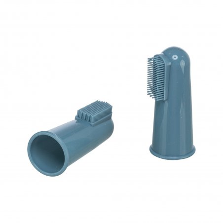 Zestaw silikonowych szczoteczek do zebów dla psa/kota 6cm 2 szt.