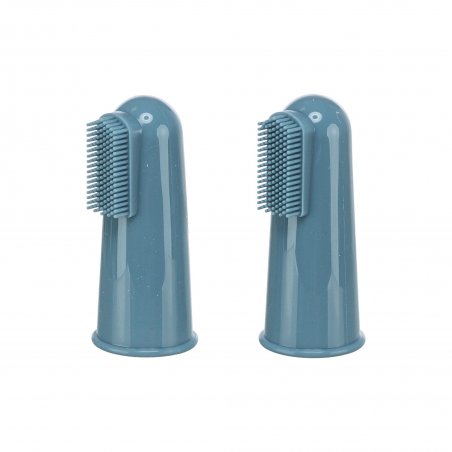 Zestaw silikonowych szczoteczek do zebów dla psa/kota 6cm 2 szt.-10235