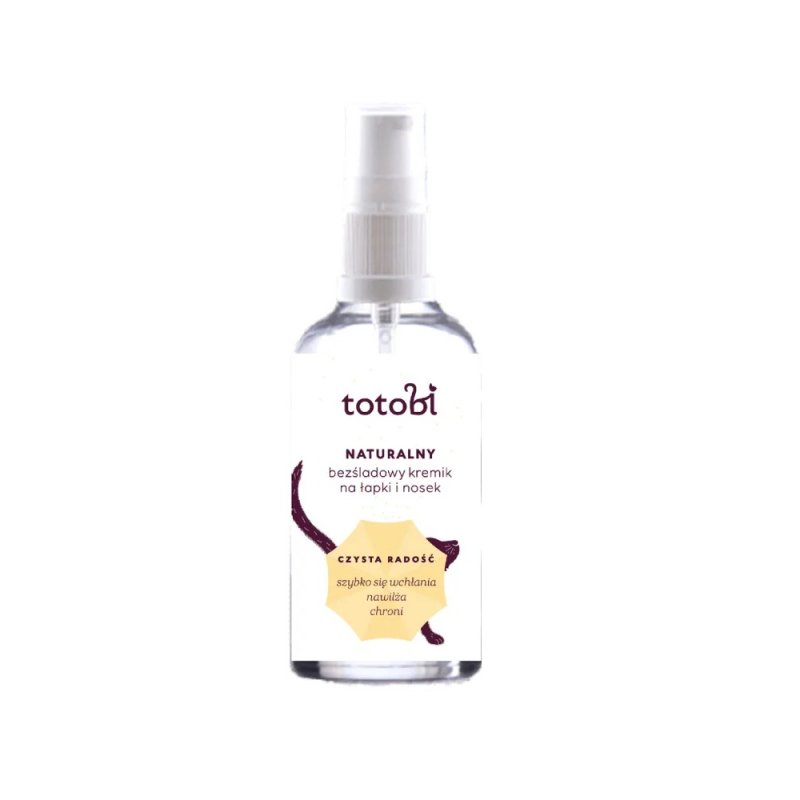 Totobi Naturalny Bezśladowy Kremik na Łapki i Nosek dla Psa 50 ml