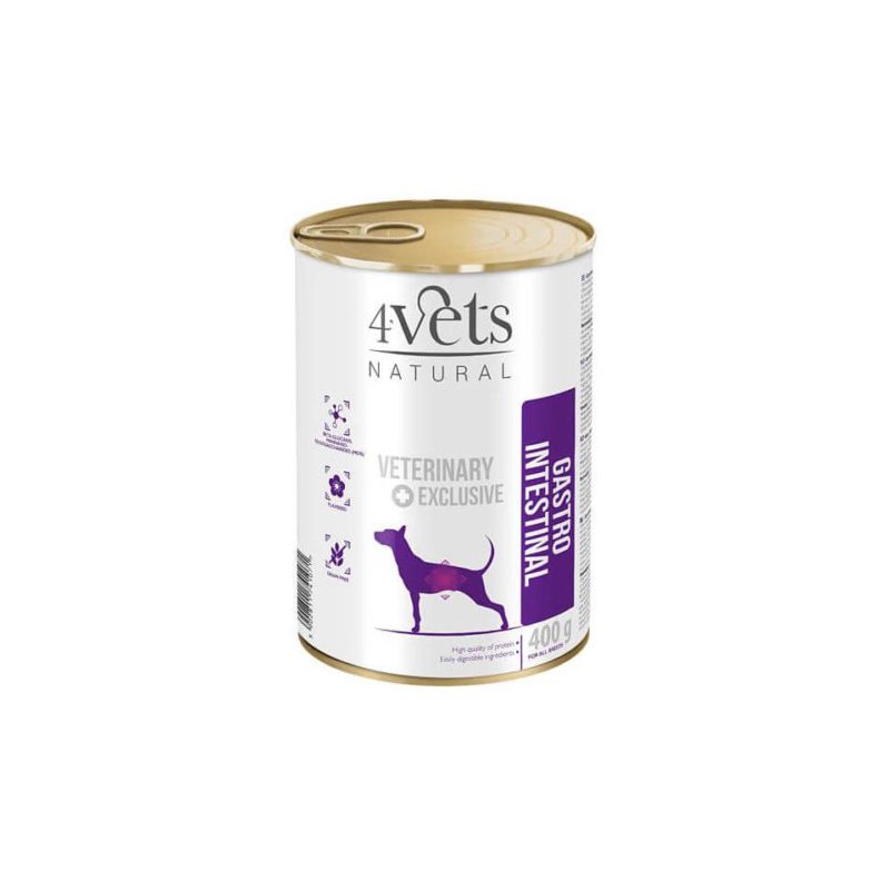 4Vets natural- Gastro Intestinal new dog 400 g
