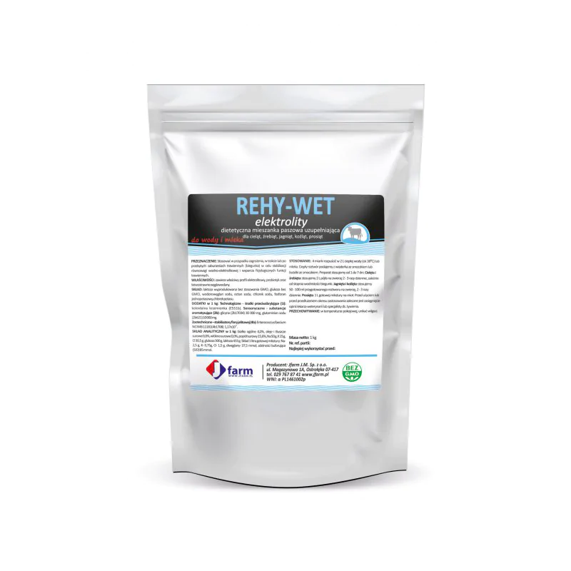 REHY-WET-elektrolity saszetka 1kg JFarm