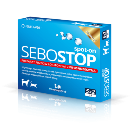 Sebostop Spot-on 5 x 2 ml pipeta