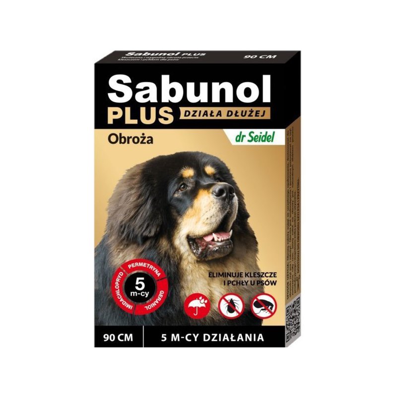 Sabunol plus 90 cm Obroża dla Psa