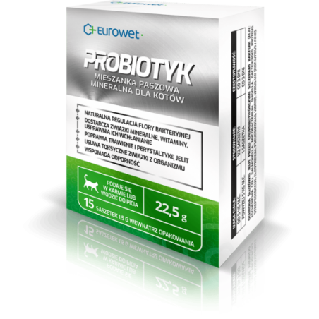 Probiotyk Kot 15 x 1,5g Saszetka Eurowet