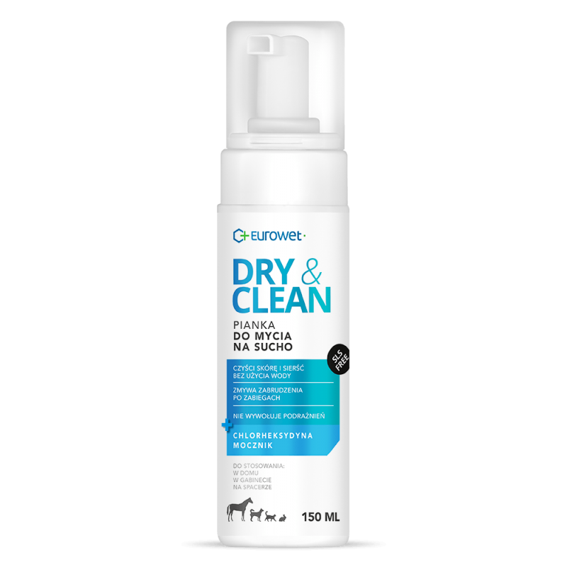 DRY&CLEAN PIANKA DO MYCIA NA SUCHO 150ML EUROWET