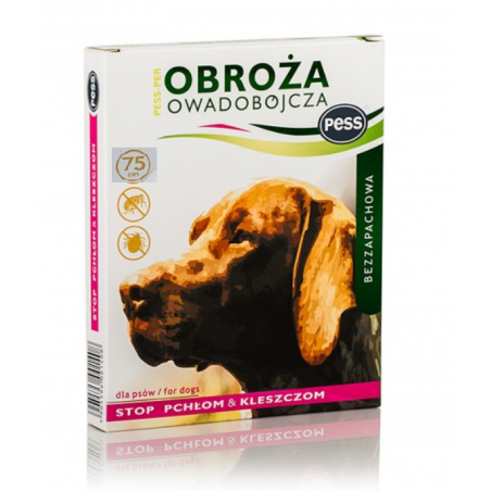 Obroża owadobójcza Pess-Per b.zap.75 cm dla psa