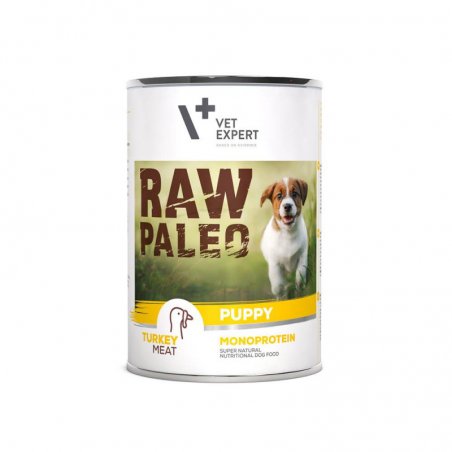 VetExpert Raw Paleo Puppy Turkey 400 g