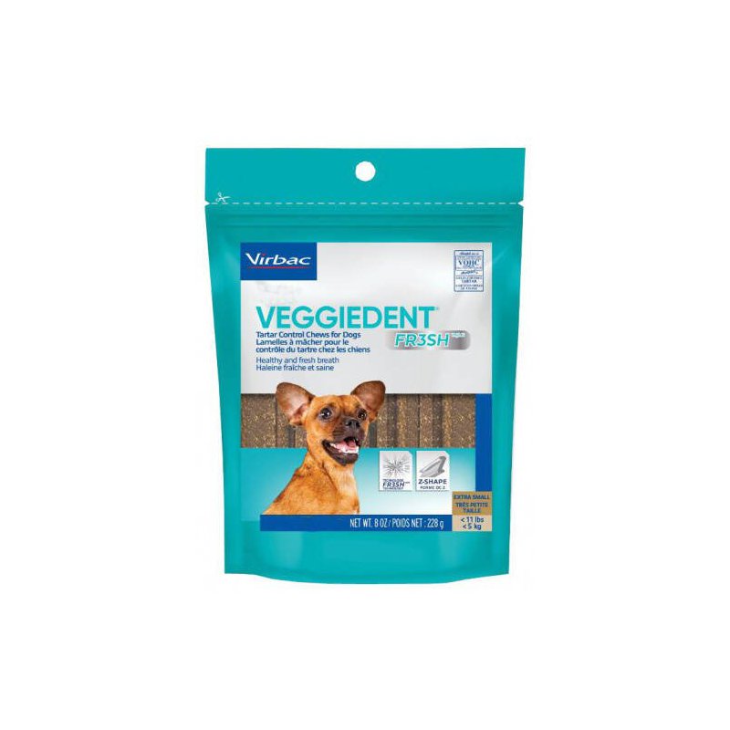 Virbac VeggieDent Fresh XS Psy poniżej 5 kg 15 szt.