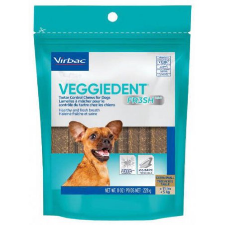 Virbac VeggieDent Fresh XS Psy poniżej 5 kg 15 szt.