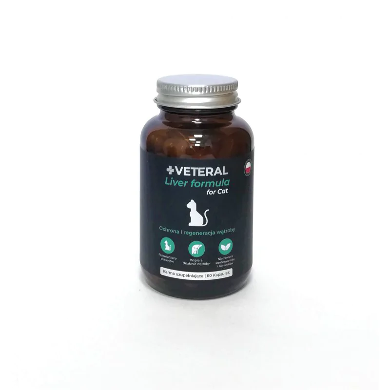 Liver Formula for Cat 60 kaps. Veteral