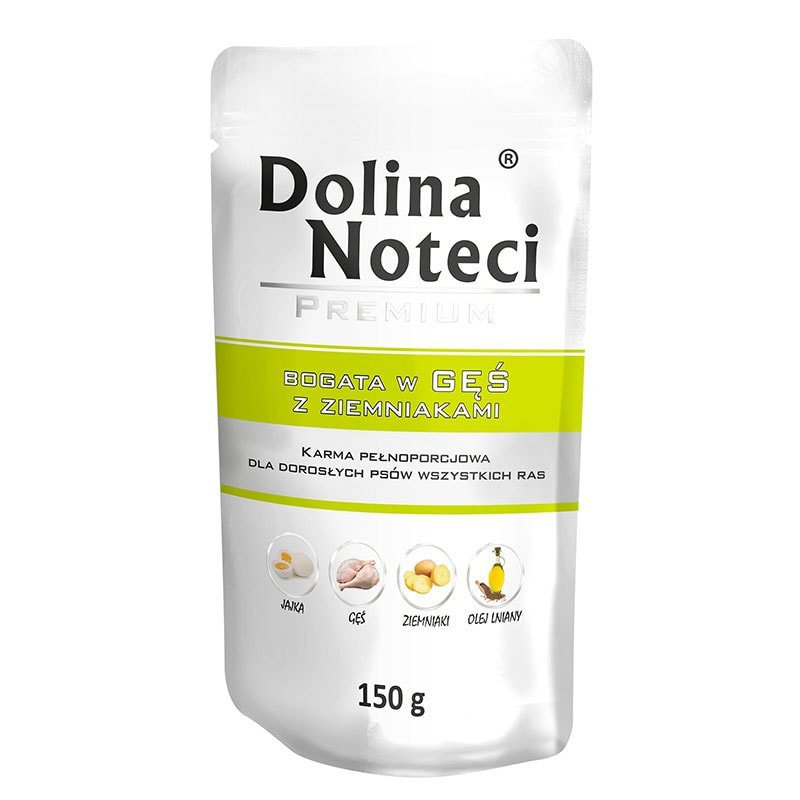 Dolina Noteci Premium Bogata w Gęś ziemniaki 150g