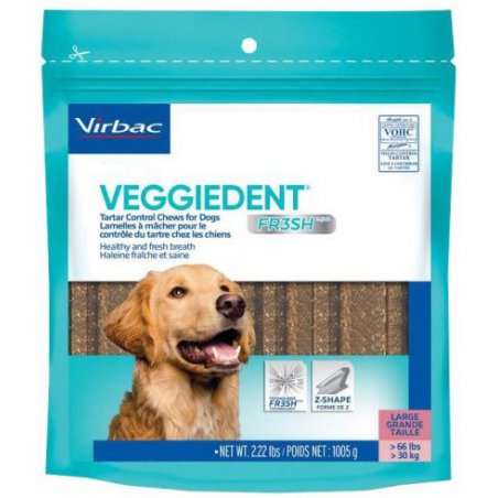 Virbac VeggieDent Fresh L Psy powyżej 30 kg 15 szt.