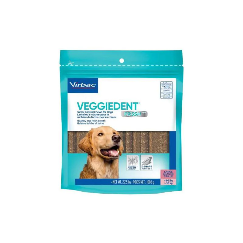 Virbac VeggieDent Fresh L Psy powyżej 30 kg 15 szt.