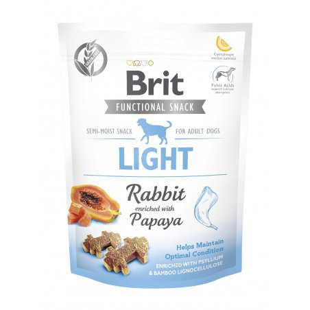 Brit Functional Snack Light Rabbit and Papaya 150g