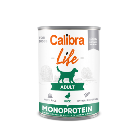 Calibra Dog Life Adult Monoprotein Duck with Rice 400g