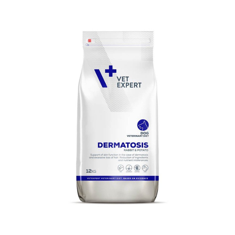 4T Vet. Diet. Dermatosis Dog Rabbit & Potato 12kg