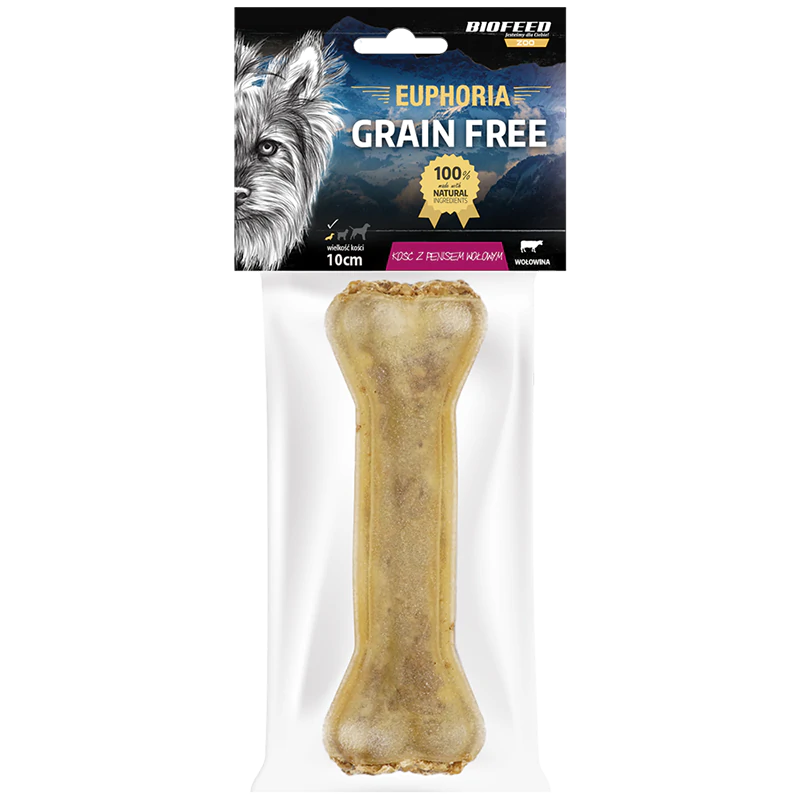 Euphoria Kość z penisem wołowym 10 cm