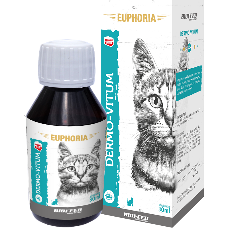 BIOFEED Euphoria Dermo-Vitum Cat 30 ml skóra i sierść