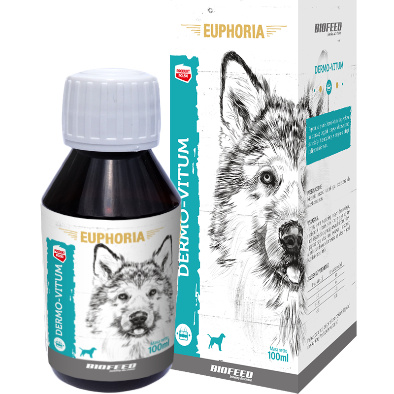 BIOFEED Euphoria Dermo-Vitum Dog 100 ml skóra i sierść