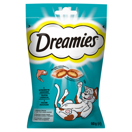 Dreamies Przysmak dla Kota o Smaku Łososia 60g