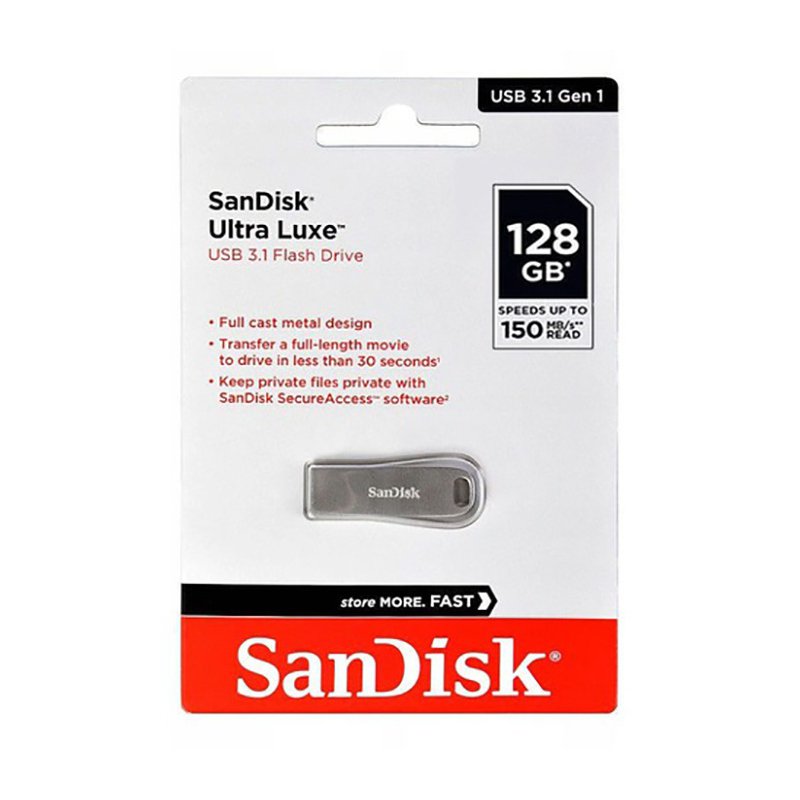 Pendrive SanDisk Ultra Luxe 128GB