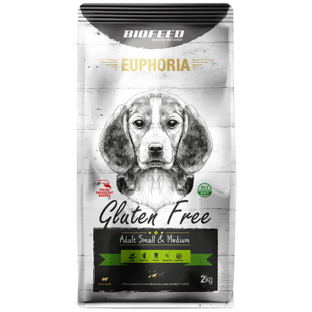 BioFeed EUPHORIA Gluten Free z Jagnięciną 2 kg