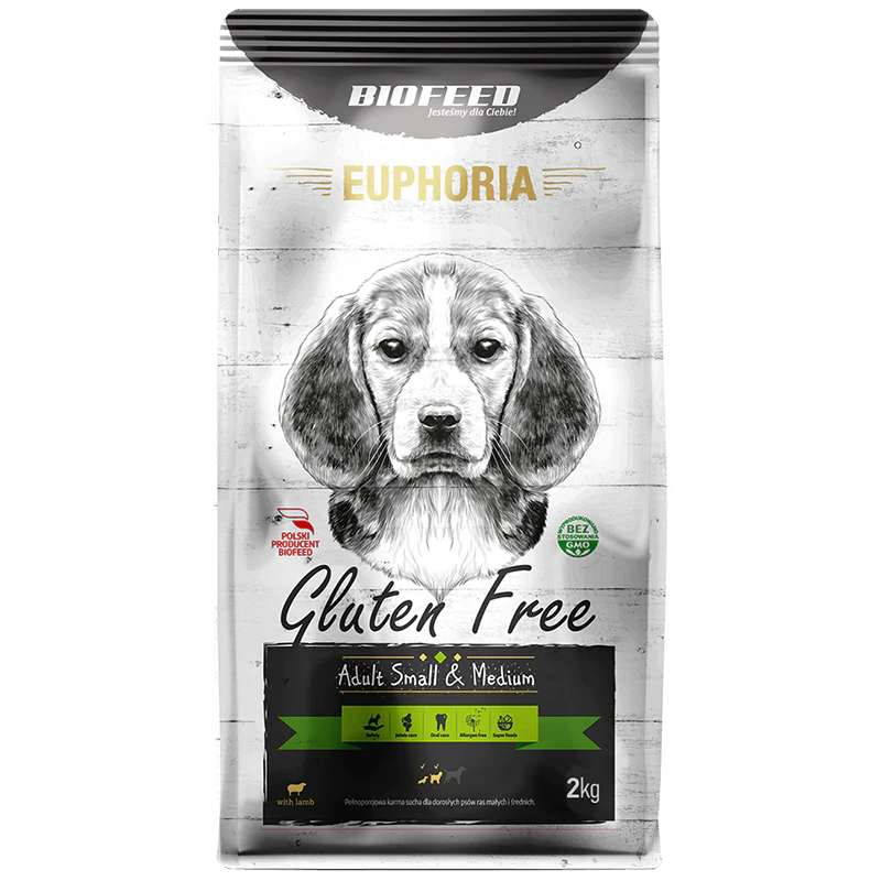 BioFeed EUPHORIA Gluten Free z Jagnięciną 2 kg