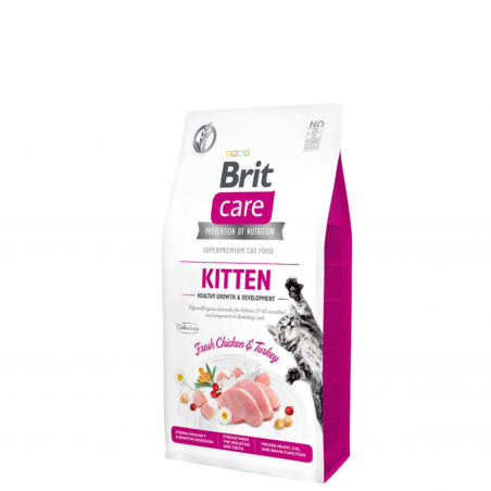Brit Care Kitten Healthly Growth&Development Fresh Chicken&Turkey 400 g