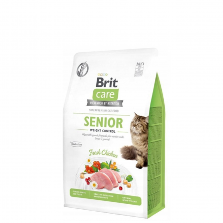 Brit Care Cat Senior Weight Control Fresh Chicken 400g