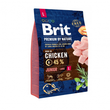 Brit Premium by Nature Junior Large Breed Chicken 3 kg