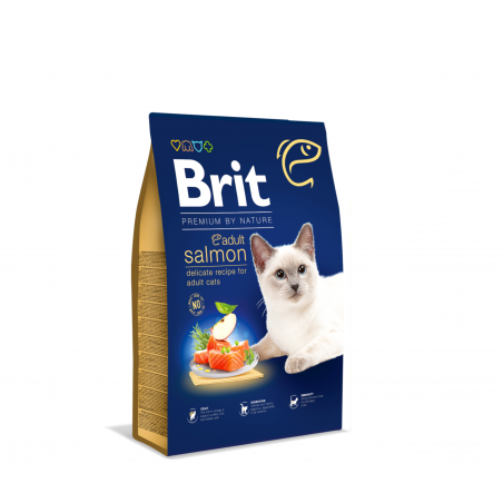 Brit Premium by Nature Cat Adult Salmon 1,5 kg