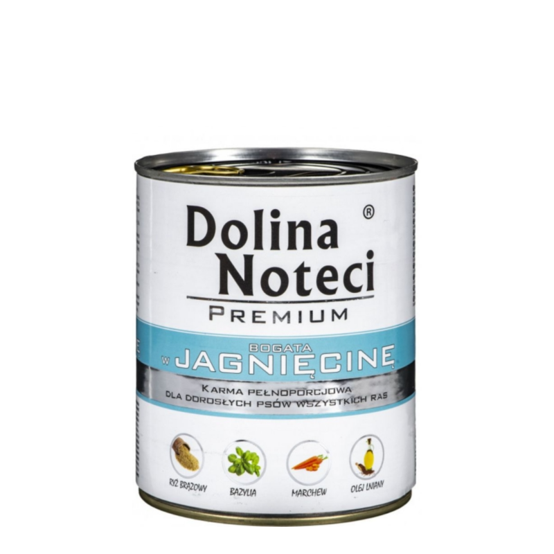 Dolina Noteci Dorosły Pies Jagnięcina 800g
