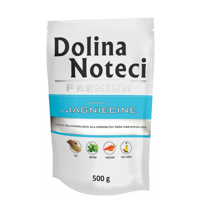Dolina Noteci Premium Bogata w Jagnięcinę 500g