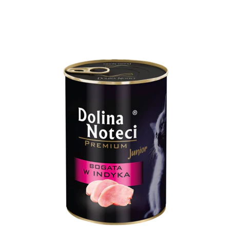 Dolina Noteci Junior dla Kociąt Bogata w Indyka 400g