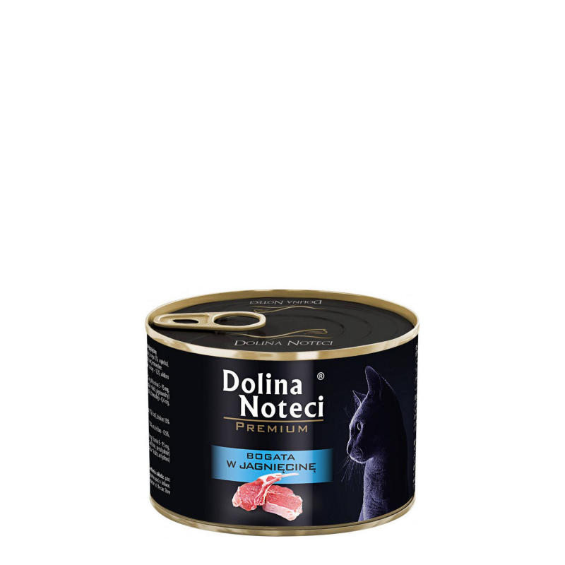 Dolina Noteci Premium dla Kota Bogata w  Jagnięcinę 185 g